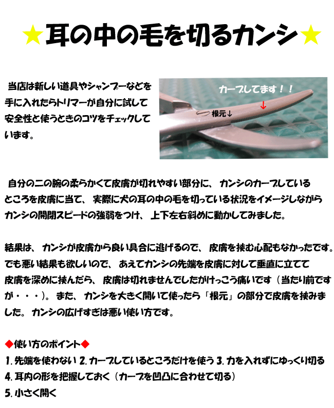 NEW!!耳の中の毛を切るカンシ2